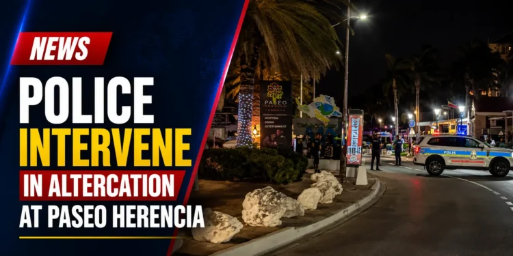 Police Intervene in Altercation at Paseo Herencia