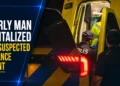 Elderly Man Hospitalized After Suspected Substance Incident