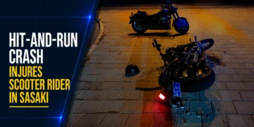 Hit-And-Run Crash Injures Scooter Rider In Sasaki
