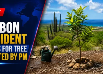 Mabon Resident Cares for Tree Planted by PM