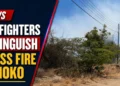 Firefighters Extinguish Grass Fire in Moko