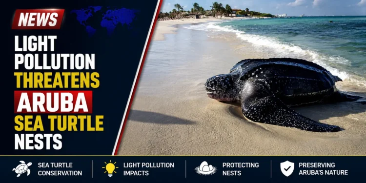 Light Pollution Threatens Aruba Sea Turtle Nests