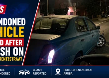 Abandoned Vehicle Found After Crash on Prof. Lorentzstraat
