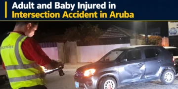 Adult and Baby Injured in Intersection Accident in Aruba adult and baby injured