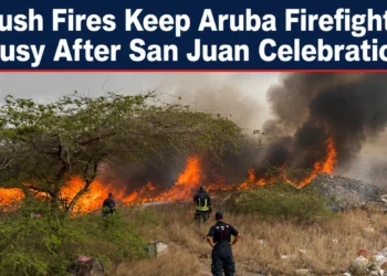brush fires keep aruba