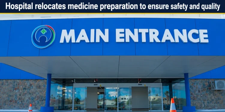 Hospital relocates medicine preparation to ensure safety and quality hospital