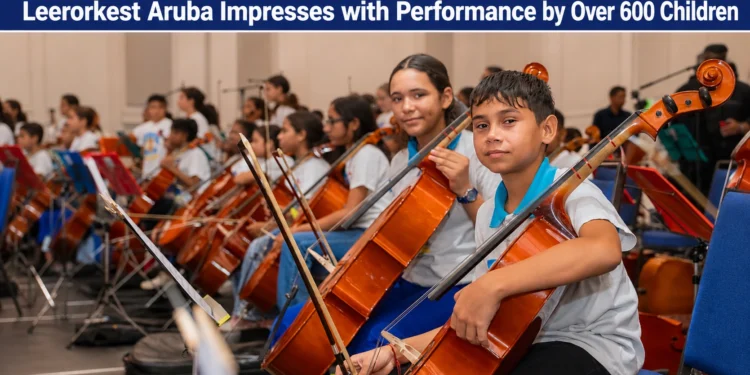 Leerorkest Aruba Impresses with Performance by Over 600 Children leerorkest aruba