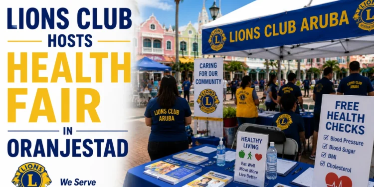Lions Club Hosts Health Fair in Oranjestad lionsclub