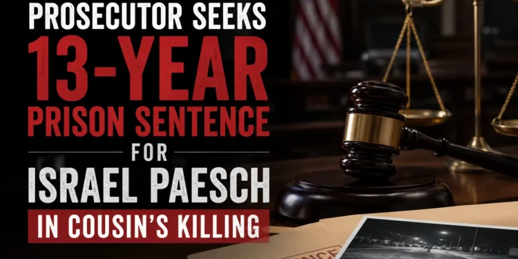 Prosecutor Seeks 13-Year Prison Sentence for Israel Paesch in Cousin’s Killing prosecutor