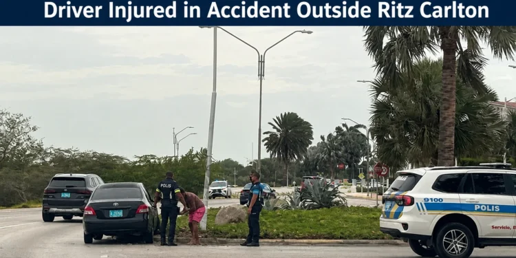 Driver Injured in Accident Outside Ritz Carlton ritzcarlton