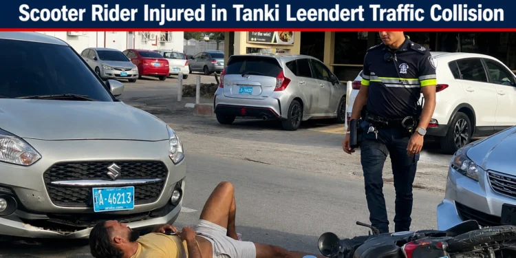 scooter rider injured in tanki leendert