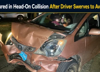 two injured head on collision