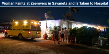 woman faints zeerovers savaneta