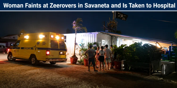 woman faints zeerovers savaneta