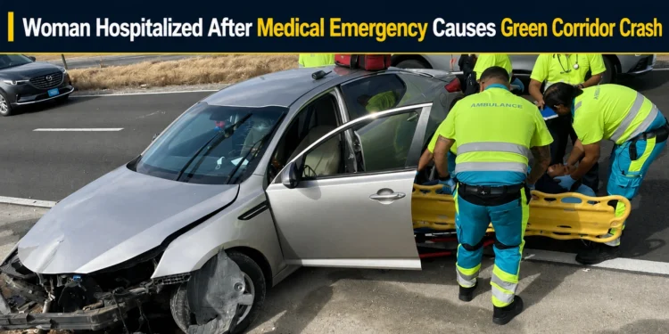 woman hospitalized