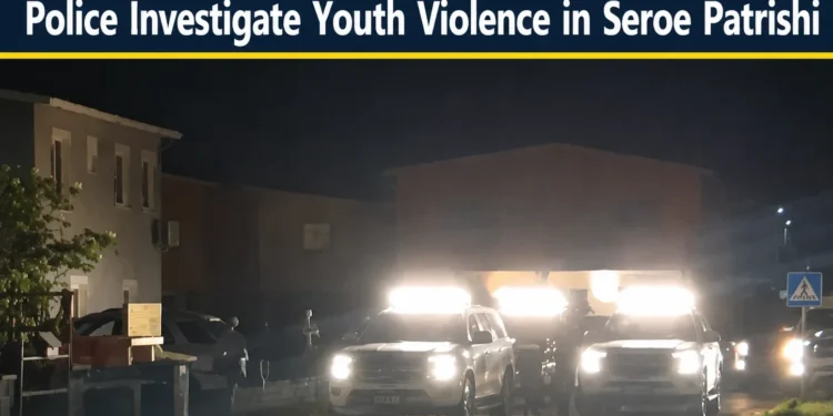 Police Investigate Youth Violence in Seroe Patrishi youthviolence