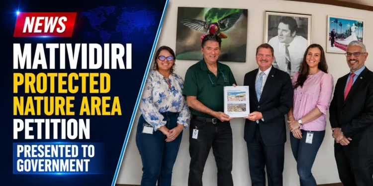 Matividiri Protected Nature Area Petition Presented to Government