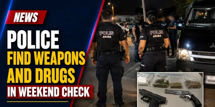 Police Find Weapons and Drugs in Weekend Check