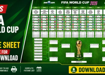 FIFA World Cup 2026 Score Sheet Available for Free Download