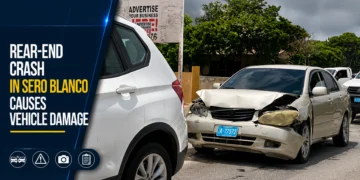 Rear-End Crash in Sero Blanco Causes Vehicle Damage