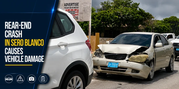 Rear-End Crash in Sero Blanco Causes Vehicle Damage Rear-End Crash in Sero Blanco Causes Vehicle Damage