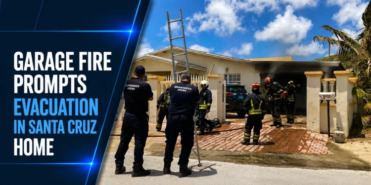 Garage Fire Prompts Evacuation In Santa Cruz Home