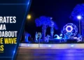 WEB Decorates Kibaima Roundabout In Blue Wave Colors