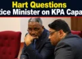 Hart Questions Justice Minister on KPA Capacity hart