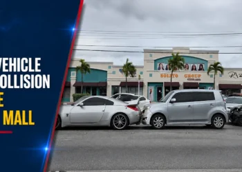 Three-Vehicle Chain Collision Outside Cayena Mall
