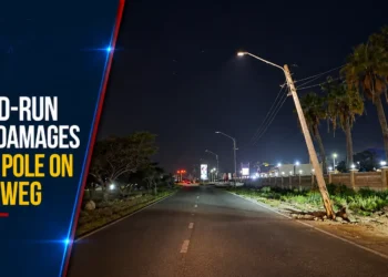 Hit-and-Run Crash Damages Utility Pole on Sasakiweg