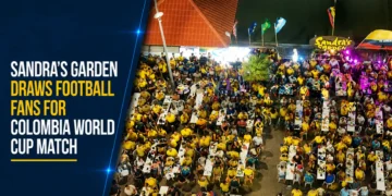 Sandra’s Garden Draws Football Fans for Colombia World Cup Match