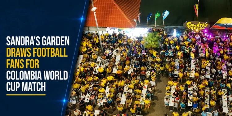 Sandra’s Garden Draws Football Fans for Colombia World Cup Match