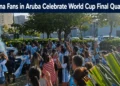 argentina fans in aruba celebrate world cup final