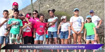 aruba bank supports free club don bosco summer camp