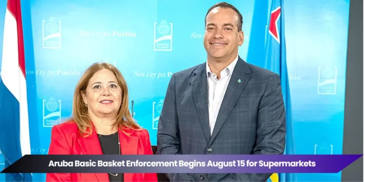 aruba basic basket enforcement begins august 15 for supermarkets