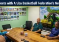 COA Meets with Aruba Basketball Federation's New Board aruba basketball federations
