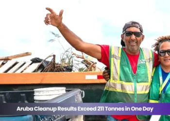 aruba cleanup results exceed 211 tonnes in one day