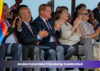 aruba colombia friendship celebrated