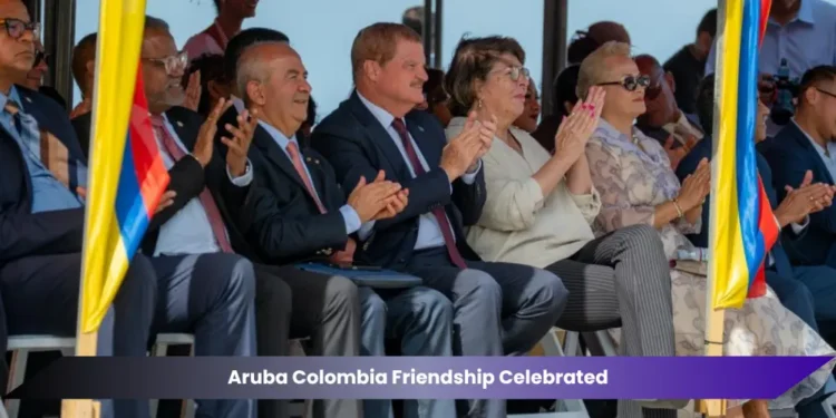 aruba colombia friendship celebrated