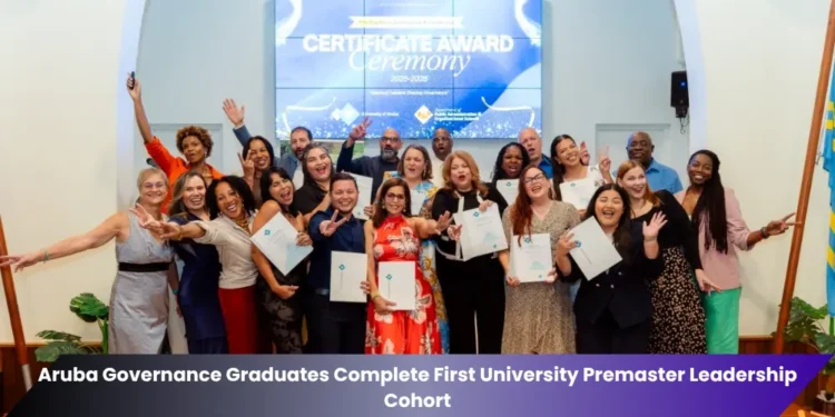 aruba governance graduates complete first university premaster leadership cohort