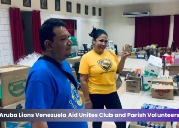 aruba lions venezuela aid unites club and parish volunteers