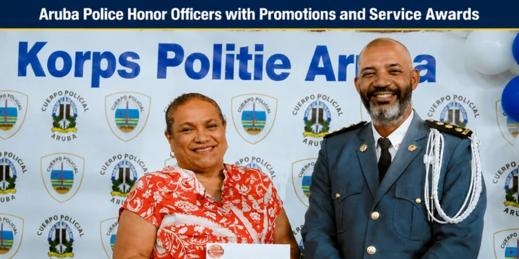 Aruba Police Honor Officers with Promotions and Service Awards aruba police honor