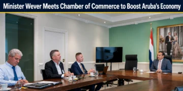 Minister Wever Meets Chamber of Commerce to Boost Aruba's Economy boost arubas economy