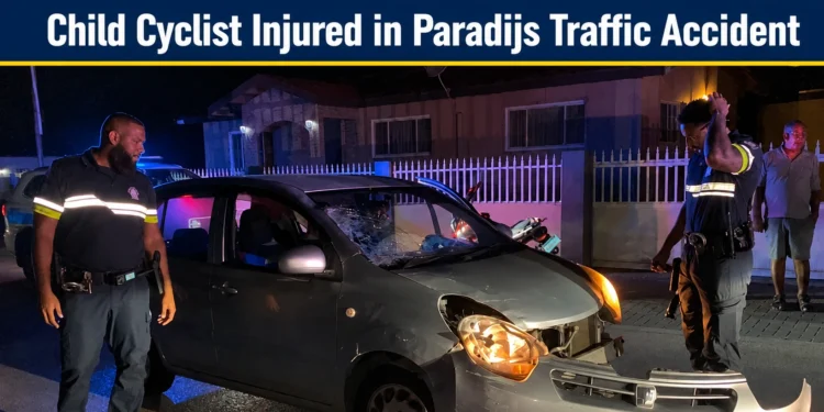 child cyclist injured