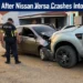 Driver Injured After Nissan Versa Crashes Into Parked Pickup driver injured