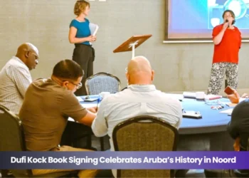 dufi kock book signing celebrates aruba’s history in noord