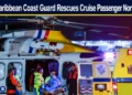 dutch caribbean coast guard rescues cruise passenger
