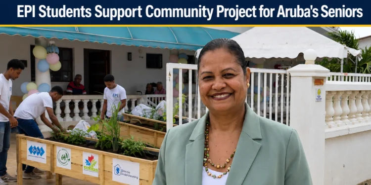 EPI Students Support Community Project for Aruba's Seniors epi students