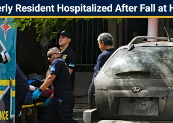 elderly resident hospitalized