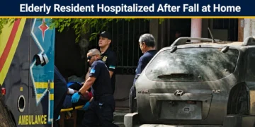 elderly resident hospitalized